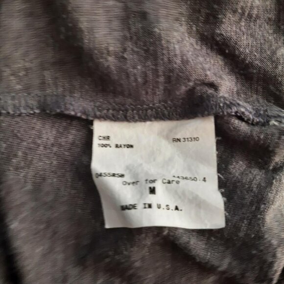 NEW ! ABstudio Women Draped Cardigan Gray Size M - Picture 6 of 6